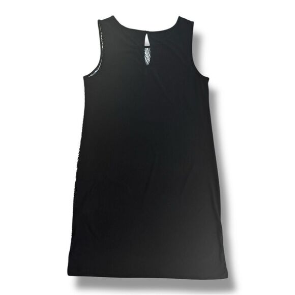 Banana Republic Black and White Geometric Pattern Dress Sz M - Picture 5 of 10